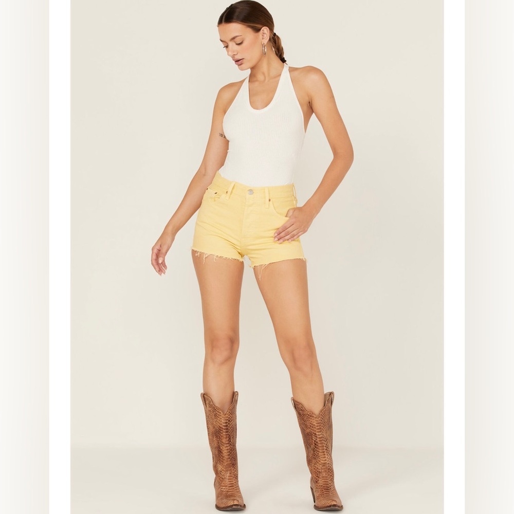LEVI'S WOMEN'S 501 HIGH RISE ORIGINAL DENIM JEAN SHORTS